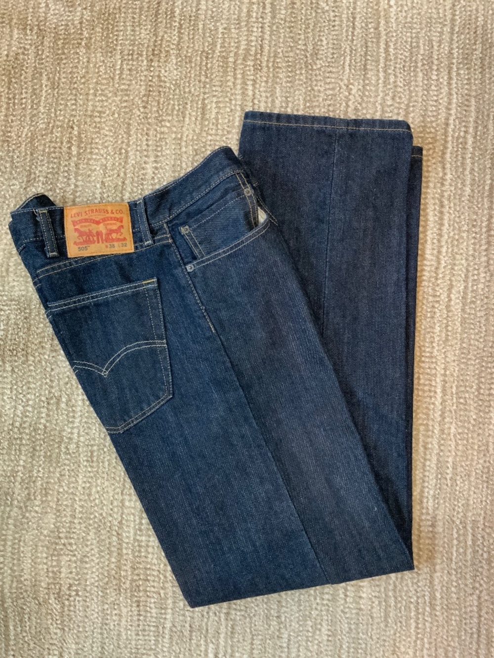 Men’s Levi’s 505 38/32 dark blue